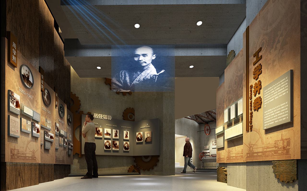 設計簡約風多媒體展廳展館需內(nèi)容設計豐富而深刻-七全七美智能科技