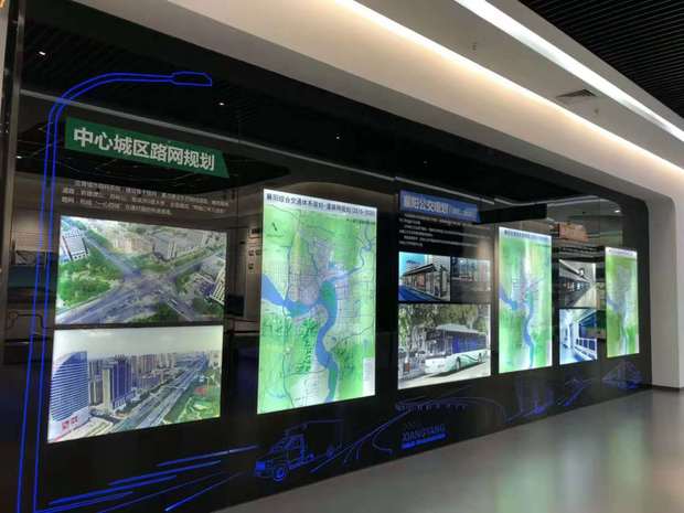 多媒體展廳設(shè)計案例，七全七美現(xiàn)代化城市規(guī)劃館