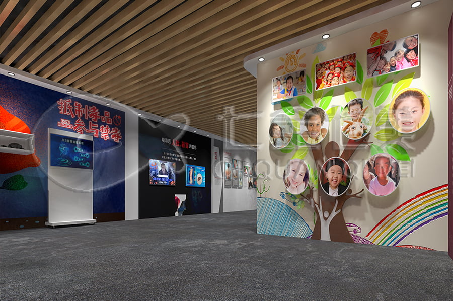 禁毒展館設(shè)計(jì)方案, 智慧禁毒防艾館裝修設(shè)計(jì), 禁毒防艾教育展廳裝修設(shè)計(jì)