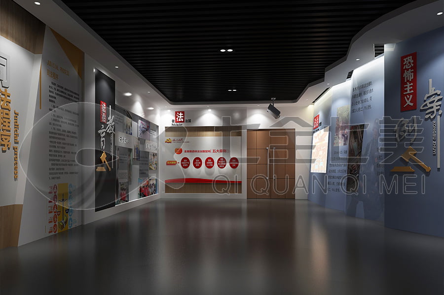 青少年法治教育展館，法治文化教育基地設(shè)備，法院法治示范基地設(shè)計(jì)平面圖