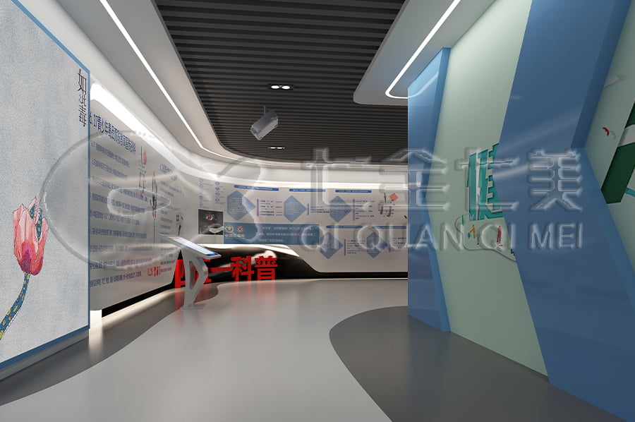 禁毒展廳建設，智慧禁毒防艾館裝修設計公司，禁毒展館設計平面圖