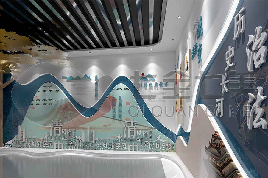 法制宣傳基地，普法教育館設(shè)計平面圖，法院法治館設(shè)計布局公司