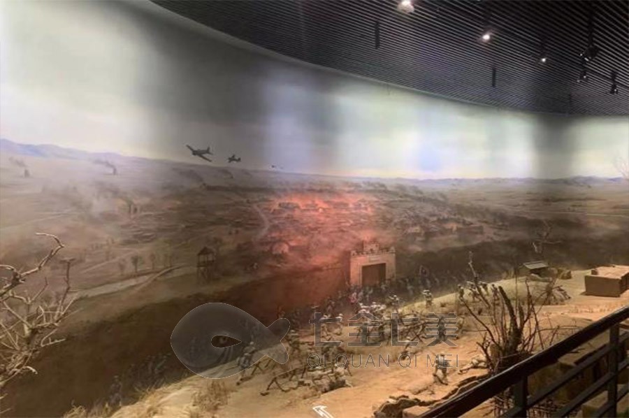 紀(jì)念館效果圖','革命歷史遺址展示','民族文化博物館展覽