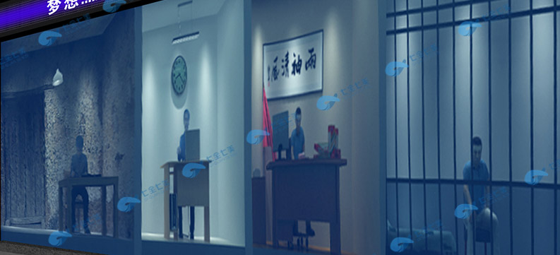 多媒體廉政展廳設(shè)計(jì)效果圖